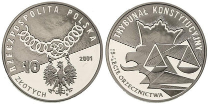 10 zł Trybunał Konstytucyjny 2001