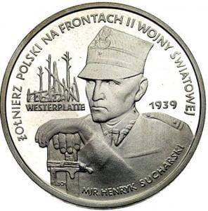 5000 zł Westerplatte - Major Sucharski 1989