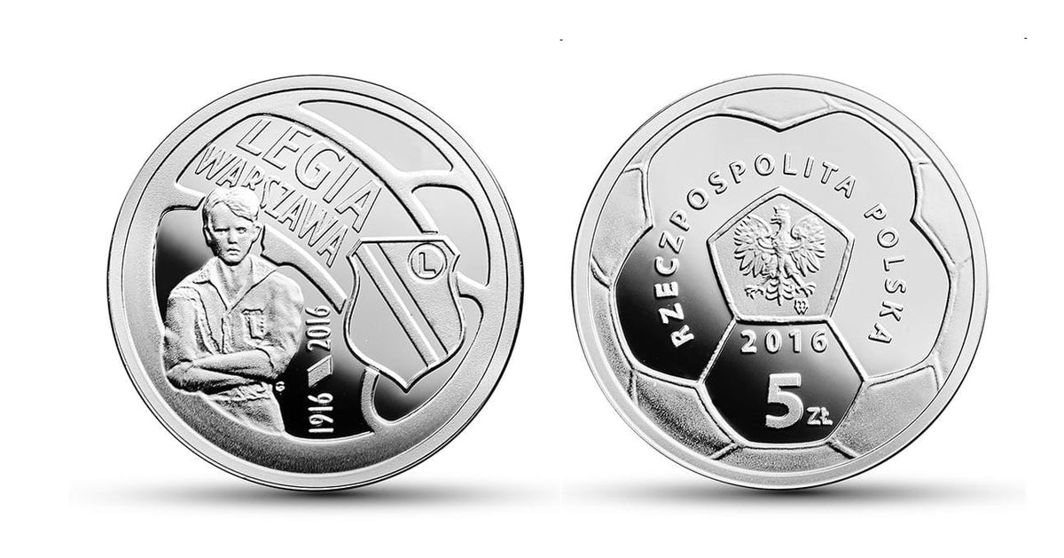 5 zł Legia Warszawa 2016