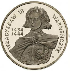 200000 zł Władysław III Warneńczyk półpostać 1992