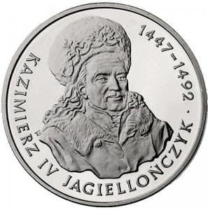 200000 zł Kazimierz Jagiellończyk popiersie 1993