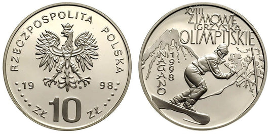 10 zł Nagano 1998