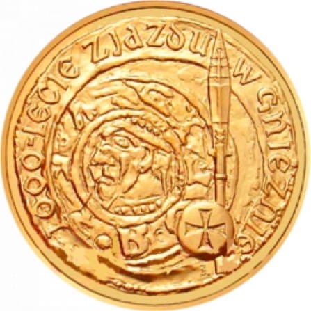 2 zł 1000-lecie zjazdu w Gnieźnie 2000