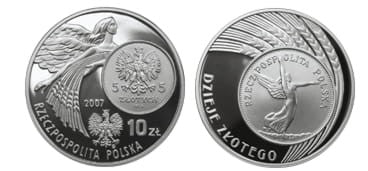 10 zł 5 zł z 1928 r. Nike 2007