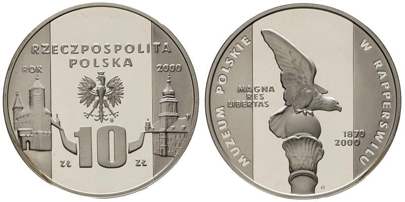 10 zł Muzeum w Rapperswilu 2000