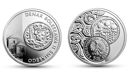 5 zł Historia Monety Polskiej Denar Bolesława II Śmiałego 2013