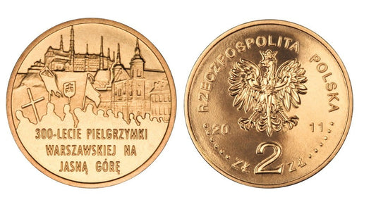 2 zł 300-lecie Pielgrzymki Warszawskiej na Jasną Górę 2011