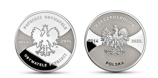 20 zł Patrioci 1944 Obywatele 2014