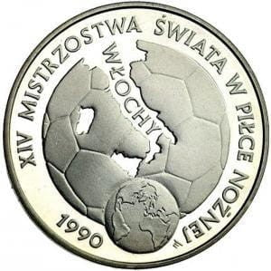 20000 zł XIV MŚ w piłce nożnej - Włochy 1989