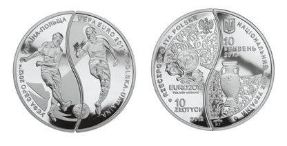 10 zł + 10 UAH Mistrzostwa Europy UEFA 2012