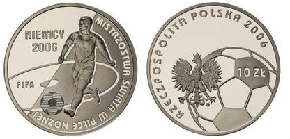 10 zł Piłka nożna MŚ Niemcy 2006