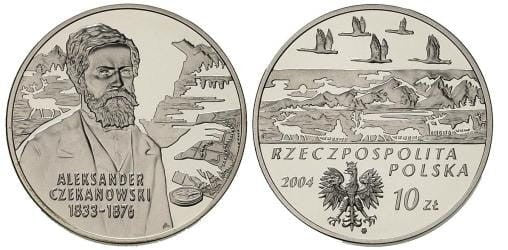 10 zł Aleksander Czekanowski 2004