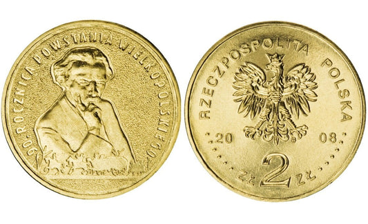 2 zł 90. rocznica Powstania Wielkopolskiego 2008