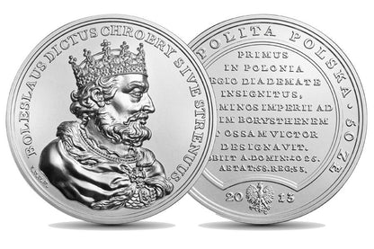 50 zł Skarby Stanisława Augusta – Bolesław Chrobry 2013